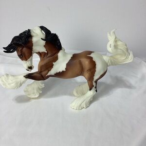 Breyer Gypsy Vanner Horse Toy Brown and White Horse Figurine